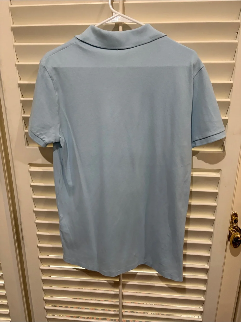 Polo by Ralph Lauren Pale Blue Short Sleeve Polo. Medium